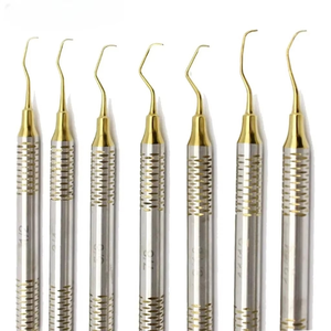 Kit d'instruments de planification radiculaire pour le calcul dentaire : Curettes Gracey, Détartreur en forme de faucille Hu-Friedy, Locus Manuel - Product Image 1