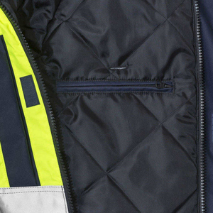Veste de travail réfléchissante haute visibilité, respirante, en tissu polyester, veste de sécurité utilitaire pour la construction - Product Image 6