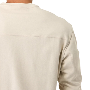 <b>Men</b> Premium Crew Neck Sweatshirt Solid Color Long Sleeve Casual Streetwear <b>Pullover</b> OEM Wholesale Supplier - Product Image 5