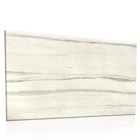 Revêtement mural flexible en pierre naturelle de marbre blanc Banda, panneau décoratif de luxe pour cuisine, salle de bain, appartement, décoration de ferme