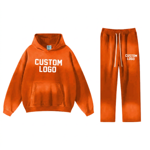 Custom <b>Y2K</b> Vintage Sun Faded <b>Tracksuit</b> For Men 2026 New Design Streetwear Men's Sun Faded <b>Tracksuits</b> Set - Product Image 6