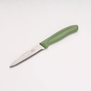 Couteau à légumes dentelé de qualité supérieure avec lame en acier inoxydable de qualité supérieure et manche souple à prise facile pour une découpe précise des agrumes et des fruits - Product Image 1