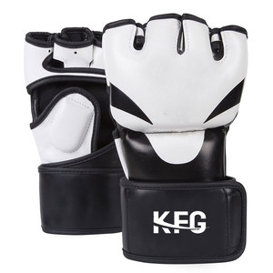 Guantes de Piel para Kick Boxing y MMA con Diseño Transpirable y Absorbente de Humedad para Sesiones de Ejercicio Prolongadas - Product Image 1