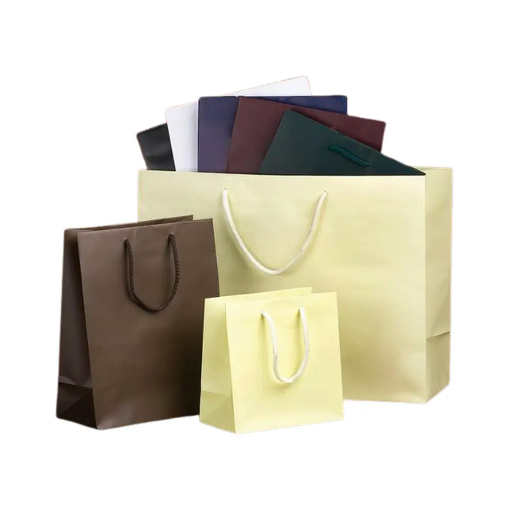Impresión personalizada de bolsas de papel bolsas bolsa de la compra promocional al por mayor de impresión directa de la fábrica de embalaje