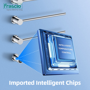 Frascio Five Smart Electric <span class=keywords><strong>Toallero</strong></span> Safety 304 Cepillo de acero inoxidable Oro Impermeable <span class=keywords><strong>Baño</strong></span> <span class=keywords><strong>Toallero</strong></span> eléctrico - Product Image 2