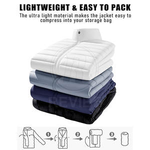 Chaqueta Acolchada de Alta Calidad, Nuevo Estilo, Chaqueta de Invierno Moderna con Logotipo Frontal, Transpirable y Ecológica para Hombre, en Venta Online - Product Image 6