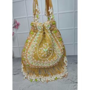 กระเป๋าถือเรซิ่นทำมือ Humran Export พร้อมกลิ่นอายแบบอินเดียดั้งเดิม ผลิตในอินเดีย รุ่น HE-2431 - Product Image 1