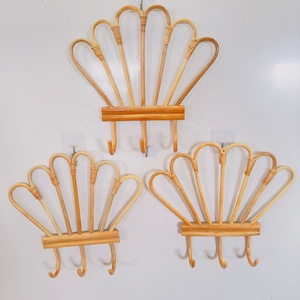 Multiple Designs Rattan Wall Hanging <b>Hooks</b>/<b>Shelves</b> Handicrafts Home Living Decor - Product Image 2