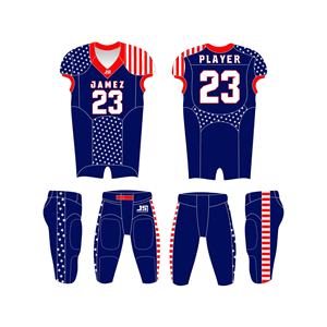 Uniformes OEM de football américain pour enfants Conception à taux réglable unique Fabricant supérieur - Product Image 1