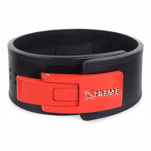 Ceinture de musculation robuste pour haltérophilie avec boucle à levier réglable en cuir, épaisseur 10mm/13mm - Product Image 6