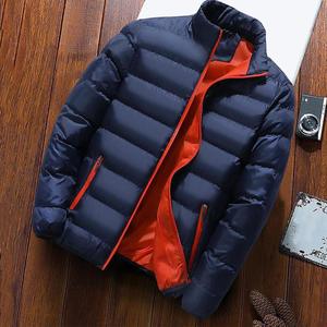 Chaqueta de Invierno para Hombre, Blanca, con Capucha, Impermeable, con Cierre Frontal, Logotipo, Casual, de Alta Calidad, Acolchada, Térmica, Tipo Parka - Product Image 6