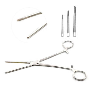 Pinces Rochester Carmalt droites 6,25 pouces en acier inoxydable, pince hémostatique chirurgicale pour la fixation des vaisseaux sanguins et des tissus, certifiées CE - Product Image 1