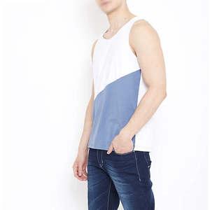 2026 New Factory Price Men Sleeveless Cotton Slim Fit Tank Top for Sale with Custom Design - Product Image 2