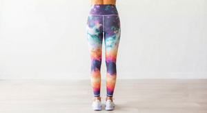 Leggings personnalisés pour hommes en polyester respirant et extensible avec taille élastique, longueur genou, imprimé, 120g, pour l'entraînement - Product Image 2