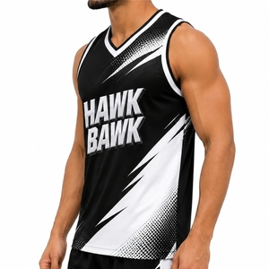Maillot de basket personnalisé pour homme, sans manches, pour équipe sportive, performance athlétique, débardeur respirant, tissu à séchage rapide, léger - Product Image 3