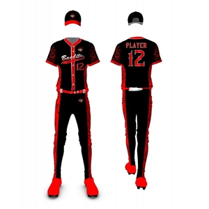 Your Own Design <b>Baseball</b> Softball Uniforms 100% Polyester Adult Men's Custom Set Moisture-Wicking Anti-Bacterial Digital Print - Product Image 3