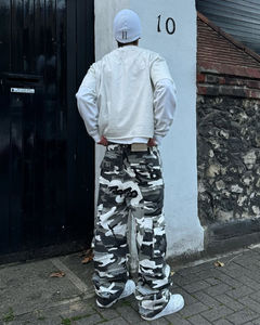 Pantalones Cargo Camuflaje Desgastado Personalizados para Hombre, Nuevo Diseño, Estilo Urbano, Pantalones Cargo Combinados 2026 - Product Image 3