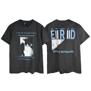 เสื้อยืดผู้ชายพิมพ์ลายสำหรับผู้หญิงเสื้อยืดผ้าฝ้ายแขนสั้นเสื้อระบายอากาศทรงหลวมเทรนด์ฤดูร้อน - Product Image 2