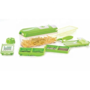 Venta al por mayor de fábrica, herramientas de cocina, cortador de verduras 14 en 1, cortador Manual de frutas y verduras, picador de cebolla, herramienta multifunción - Product Image 4