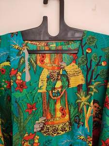 ชุดเดรสผ้าฝ้ายพิมพ์ลายสไตล์อินเดีย ทำมือ เหมาะสำหรับคลุมชุดว่ายน้ำ น้ำหนักเบา ใส่สบายในช่วงฤดูร้อน - Product Image 2