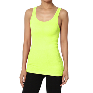 Canotta da Palestra di Alta Qualità per Donne, 100% Cotone Lavorato a Maglia, Asciugatura Rapida, Traspirante, Stile OEM Personalizzabile - Product Image 1
