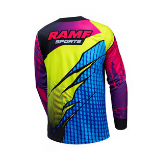 ชุดแข่งรถมอเตอร์ไซค์สำหรับผู้ใหญ่ ป้องกันลม ทนไฟ ระบายอากาศได้ดี เสื้อเจอร์ซีย์ กางเกงขายาว ชุดมอเตอร์ครอส สำหรับฤดูร้อน - Product Image 2