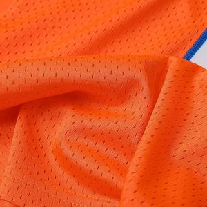 Camiseta de Fútbol Naranja para Hombre, Cuello en V, Manga Corta, 100% Algodón, Malla Sublimada Transpirable, Corte Regular, Personalizable para Equipo - Product Image 6