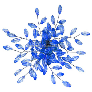 Nouvelle Collection de ronds de serviette perlés décoratifs Multi couleur pas cher prix fleur ronds de serviette pour les mariages mignon porte-serviettes - Product Image 3