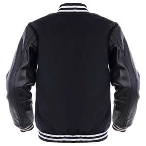 Veste universitaire pour homme de haute qualité, personnalisable, à prix abordable, col montant, manches longues, respirante, coupe-vent, écologique - Product Image 2