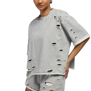 T-shirt personnalisé imprimé POD 200g en polyester/coton, écologique, de haute qualité, design streetwear régulier, vintage, respirant - Product Image 4