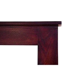 Sheesham Wood Geometric Hexagon Statement <b>Mirror</b> Wholesale | Saharanpur <b>Craft</b> - Product Image 3