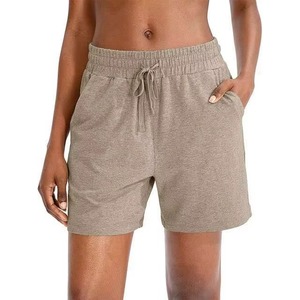 Fabricante OEM, Venta al Por Mayor, Shorts Deportivos Personalizados para Mujer, Nueva Llegada, Shorts de Felpa de Algodón y Mezclilla para Mujer, Tallas Grandes - Product Image 1