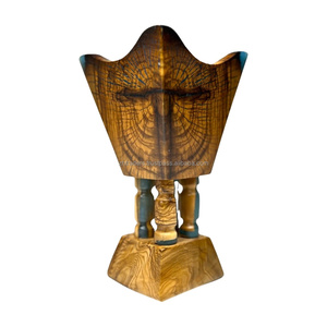 Quemador Bakhoor hecho a mano de alta gama con resina epoxi y fragancia islámica de sándalo ecológico para celebraciones de Ramadán - Product Image 5