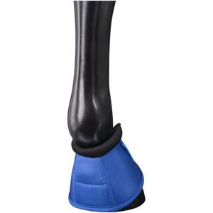 Protège-ongles pour chevaux Tough Tack en néoprène bleu, respirants, imperméables, légers, pour l'équitation, l'entraînement et les courses - Product Image 3
