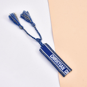 Brazalete de Alta Calidad Colorido, Hecho a Mano, Tejido, Bordado, con Borlas, Estilo Bohemio, Ajustable, con Correa para Llevar - Product Image 2