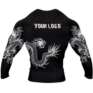 Camisetas de Protección UV Unisex con Logotipo Personalizado, de la Mejor Calidad, para Entrenamiento de Artes Marciales, Transpirables, Ecológicas, de Spandex - Product Image 2