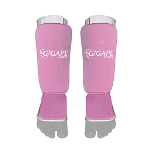 Protège-tibias et protège-pieds élastiques de qualité supérieure, légers et résistants, pour la protection athlétique professionnelle en football - Product Image 1