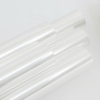 Papier d'emballage transparent BOPP souple imperméable résistant à l'humidité pour fleurs et paniers
