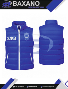 Zeta phi Beta zpb sorority เสื้อกั๊กบุนวมคุณภาพสูงเสื้อกั๊กกันความร้อนสำหรับผู้หญิง - Product Image 6
