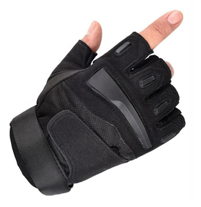 OEM Serviced Material Half Half Finger Eco-Friendly Custom Color Cycling Gloves Unique Design High Quality Customizable Racing - Product Image 3