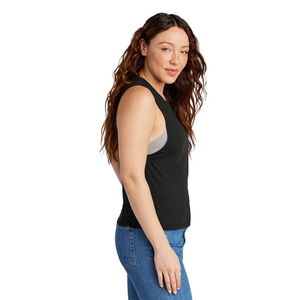 Camiseta sin mangas premium de algodón para mujer, top casual de verano, camiseta con tirantes, chaleco corto, top de moda femenina - Product Image 2