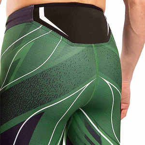 Shorts de compression décontractés pour hommes 2026, pour fitness et entraînement, couleur unie, polyester/coton, séchage rapide, impression personnalisée OEM, vente en gros pour la gym - Product Image 4