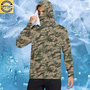 Chemises à capuche à manches longues de chasse de qualité supérieure pour hommes - Product Image 3