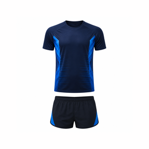 Ensemble T-shirt et short de course pour homme – Tenue de sport respirante pour la gym, l'entraînement et le fitness - Product Image 1