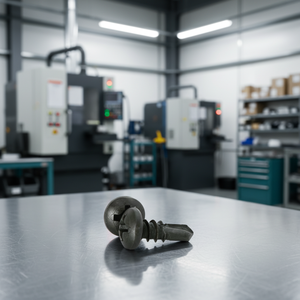 Vis à tête cylindrique PDC 11 en acier au carbone revêtu noir, pointe de perçage, empreinte Phillips, filetage standard, classe 4.8 6.8 DIN/ISO - Product Image 1