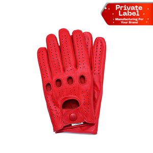 Gants de moto en cuir robustes pour hommes, gants de motard à protection rigide des articulations, gants de moto ajustés pour femmes, respirants et compatibles écran tactile - Product Image 1
