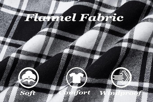 Chemise-veste en flanelle pour homme, chaude pour l'hiver, à manches longues, doublée matelassée, à carreaux, douce, boutonnée, épaisse - Product Image 6