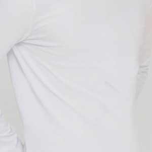 Camiseta de Manga Larga para Hombre, Corte Regular, 100% Algodón, Informal, para Gimnasio, Suave al Tacto, Transpirable, Ecológica, Antiarrugas - Product Image 3