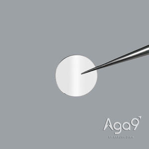 Placa de Diamante Redonda de Cristal Único Aga9 de 3 mm de Diámetro, Pulida por Ambos Lados, 0.4 mm de Espesor - Product Image 2