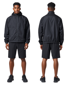 Ensemble de jogging léger pour homme, coupe-vent, deux pièces - Product Image 1